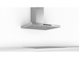 Campana decorativa - Bosch DWB97IM50, Decorativa, 710 m³/h, 3 potencias + intensiva, 90 cm, Inox