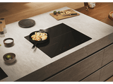 Placa inducción - Haier HAI63DC, 3 Zonas, Zona gigante de 32 cm, 9 Niveles de potencia + Booster, Negro