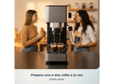 Cafetera express - Cecotec Cafelizzia 690 Grey, 20 bares, 1230-1465 W, Thermoblock, Vaporizador, 1,5 L, Gris