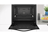 Horno - Balay 3HB5159N4, Serie Cristal, Multifunción, Hidrolítica, 71 l, Función Freidora de Aire, Aire Caliente 3D Profesional, 60 cm, Cristal Negro