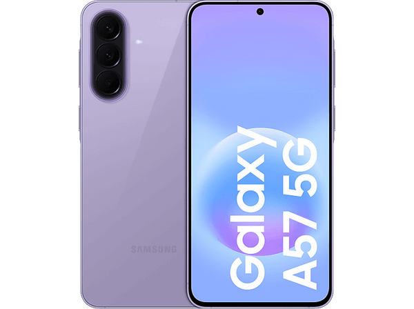 Móvil - Samsung Galaxy A57, Violeta, 512 GB, 12 GB RAM, 6.7" FHD+, Exynos 1680, 5000 mAh, Android 16