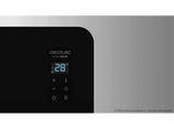 Convector - Cecotec Ready Warm 6770 Crystal Connection, 2000 W, LED, Placa decristal, Wi-Fi, Negro
