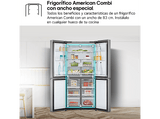Frigorífico americano - LG GMB860PYDE, No Frost, 178.7 cm, 530 l, LINEARCooling™, ThinQ™, Inox antihuellas