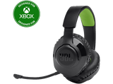 Auriculares gaming - JBL Quantum 360X Console Wireless, Para Xbox, Inalámbrico, Cancelación Activa de Ruido, Micrófono, Blanco y Azul