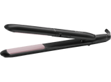Plancha de pelo - BaByliss Smooth Ceramic 230, Multivoltaje, Apagado automático, 230°C, Negro