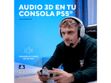 Auriculares gaming - Trust GXT 499W Forta, 55 h Autonomía, Inalámbrico, Para PlayStation® 5, Blanco
