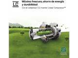 Frigorífico americano - LG GMB860PYDE, No Frost, 178.7 cm, 530 l, LINEARCooling™, ThinQ™, Inox antihuellas