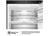 Frigorífico combi - Hisense RB3K330SAIC, No Frost, 185.6 cm, 330 l, Kitchen Fit, WiFi, Acero inoxidable