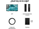 TV QLED 65 - Samsung TQ65Q7FAAUXXC, QLED 4K, Q4 AI Processor, Smart TV, Negro