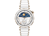 Smartwatch - Huawei Watch GT5 Pro 42mm, Llamadas Bluetooth, Respuesta con Teclado, Mapas Campos Golf, 7 días batería, Correa Cerámico Blanco