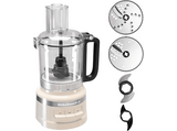 Procesador de alimentos - KitchenAid 5KFP0719EAC, 250 W, 1.7 l, 1500 rpm, 3 Velocidades, Crema
