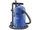 Aspirador sin bolsa - Nilfisk Buddy II 18, Potencia 1200 W, 18 l, 74 dB, De líquidos y solidos, Azul