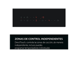Placa inducción - AEG TN63IV0BCT, 3 zonas, Zona grande 32 cm, Mandos independientes, 58 cm, Negro mate
