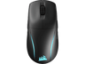 Ratón gaming - Corsair M75 Wireless, Inalámbrico, 26000 ppp, Negro