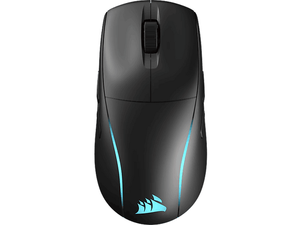 Ratón gaming - Corsair M75 Wireless, Inalámbrico, 26000 ppp, Negro