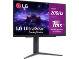 Monitor gaming - LG 27GS75Q-B, 27, QHD, 1 ms, 180 Hz, HDMI x2, DisplayPort x1, Morado Grisáceo