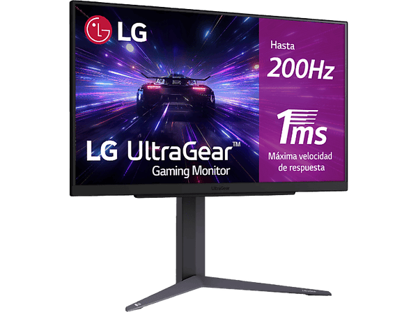 Monitor gaming - LG 27GS75Q-B, 27", QHD, 1 ms, 180 Hz, HDMI x2, DisplayPort x1, Morado Grisáceo