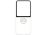 Funda - Samsung Clear Case, Para Samsung Galaxy Z Flip6, Con anillo, Transparente
