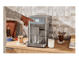 Cafetera express - KitchenAid 5KES8556ESX, 15 bar, 1450W, 2 Tazas, Pantalla a color de 6cm, Depósito 2.2L, Limpieza Automática, Acero inoxidable