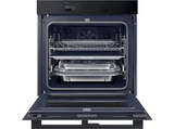 Horno a vapor - Samsung NV7B6795JAK/U1 Dual Cook Steam™, Multifunción, Pirolítico, 76 l, 59.5 cm, WiFi, Puerta Fléxible, Negro