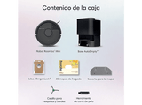 Robot friegasuelos - iRobot Roomba® Mini, 7 kPa Succión, Autonomía 1.5 h, Sistema de Navegación con LiDAR, Base  Autoempty, Negro
