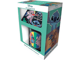 Pack Merchandising - Lilo & Stitch: Set taza, posavasos y llavero, Stitch y Angel
