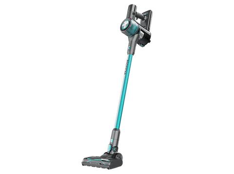 Aspirador escoba - Cecotec Conga Rockstar P50, 265 W, 50 min Autonomía, Filtro HEPA, Succión de 80 AW, Negro/Azul