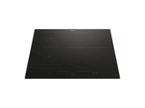 Placa inducción - Haier HAIS63MC/G3, 3 Zonas, Zona Flex, Cook with me, 60 cm, Negro