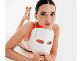 Máscara LED - Therabody TheraFace Mask Glo, Para Cara, 60 min Autonomía, 504 Luces, Inalámbrico, Blanco