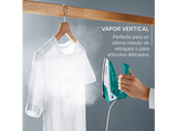Plancha de vapor Rowenta First Class, Plancha de viaje, Doble voltaje 120-240 V, Vapor vertical, Golpe de vapor 45 g/min, Calentamiento rápido, Verde