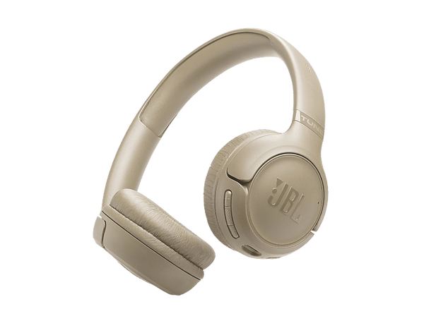 Auriculares inalámbricos - JBL Tune 530BT, Autonomía 76 h, JBL Pure Bass, Plegables, Beige