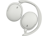 Auriculares inalámbricos - Sony WH-CH735NW, Noise Cancelling, 75h, Carga Rápida, Plegable, Bluetooth, Llamadas nítidas con IA, Blanco