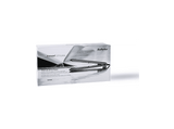 Plancha de pelo - BaByliss Titanium Shine ST620E, Cerámica, 150ºC a 230 °C, Placas largas de 25 x 110 mm, Iónico, Plata
