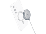 Cargador móvil inalámbrico - CellularLine MAG Qi2, Pad magnético de carga rápida, Compatible con MagSafe, 15 W, Universal, Blanco
