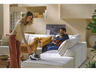 Aspirador de mano - Hoover ULTRAVORTEX 2.0, Cable 5m, 400 W, 0.6 l, Especial Colchones, Sensor de Polvo, Antiácaros, Antibacterías, Luz UV-C,Blanco