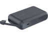 Powerbank - Belkin BoostCharge Batería externa 10K, 10000 mAh, USB-C, Con cable integrado, Negro