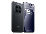 Móvil - Xiaomi Redmi Note 15 Pro+, Negro, 256 GB, 8 GB RAM, 6.83 AMOLED CrystalRes, Snapdragon® 7s Gen 4, 6500 mAh
