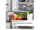 Frigorífico combi - Bosch KGN392WCF, Serie 4, No Frost,203 cm, 363 l, Multi Air Flow, Refrigeración "Súper", Blanco