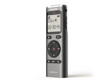 Grabadora de voz - Philips DVT1170, 8 GB, Micrófono de 360°, Pantalla LCD 1.34 , Formato PCM (WAV) , Funciona con pilas AAA, Plata