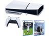 Consola - Sony PlayStation 5 Slim Standard, 1 TB SSD, 1 mando + Juego EA Sports FC25 + Juego God Of War: Ragnarok