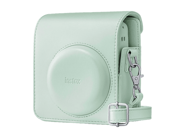 Funda cámara - Fujifilm Instax Mini 13, Cuero sintético, Verde