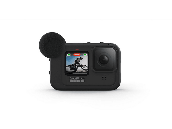 Kit accesorios cámara deportiva - GoPro ADFMD-001, Para Hero9/10/11/12, Micrófono, Negro