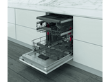 Lavavajillas integrable - Whirlpool WI 7020 PF, 14 cubiertos, 8 programas, 60 cm, Tercera bandeja, PowerClean Pro, Sin panelar