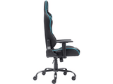 Silla gaming - Newskill Kitsune V2, Cojines cervical y lumbar, Reclinable 180º, Hasta 136 kg, Azul