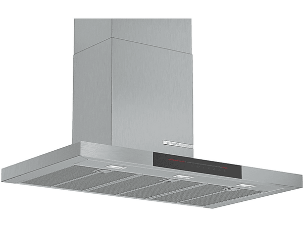 Campana - Bosch DWB98JQ50 Serie 6, Decorativa, 843 m³/h, 165 W, Iluminación LED, 90 cm, A+, Inox