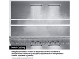 Frigorífico americano - Samsung Bespoke AI RS90F64EETEF, Mono Cooling, No Frost, 178.4 cm, 621 l, Dispensador de agua y hielo, Balda Botellero, Inox