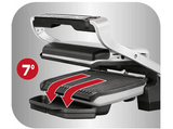 Grill - Tefal GC712D OptiGrill, 2000 W, 7 Modos Cocción, Indicadores Luminosos, Bandeja Recogegrasa, Acero Inoxidable