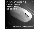 Ratón gaming - Logitech G Pro X Superlight 2C, Inalámbrico, 44.000ppp, Bluetooth-Lightspeed, Interruptores, PC-Mac, Botones personalizables, Blanco