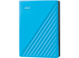 Disco duro externo 6TB - WD My Passport, Portátil, HDD, USB 3.2, Funciona con Chromebook, Azul