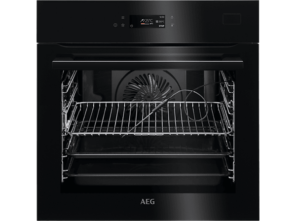 Horno a vapor - AEG BSE782380B, Multifunción, Limpieza por vapor, 70 l, 60 cm, Negro